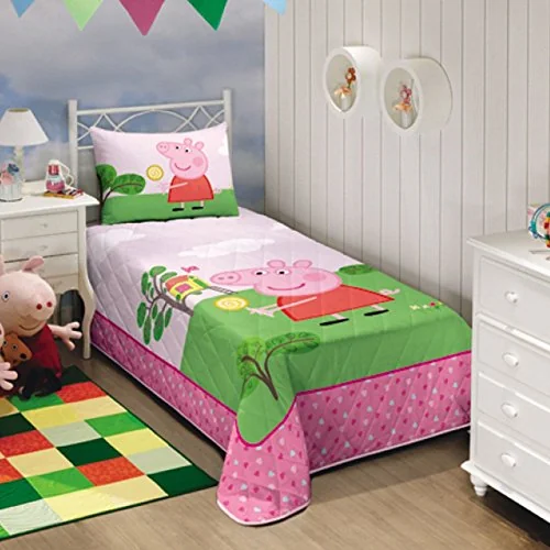 Colcha Infantil Lepper Matelassê Peppa Pig Estampada