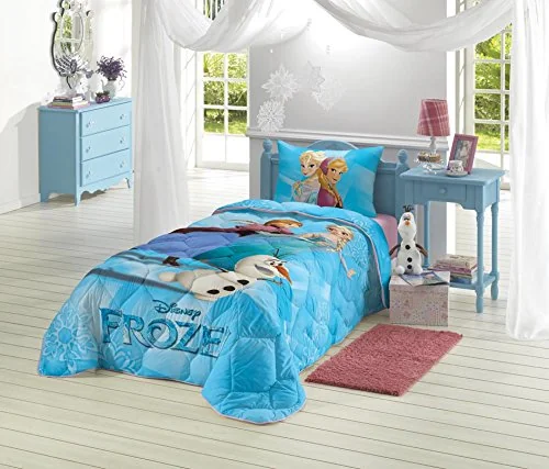 Edredom Infantil Frozen 180 Fios Lilás Lepper