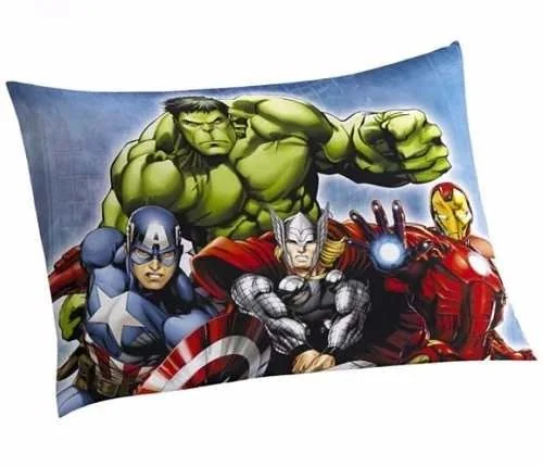 Fronha Avulsa Avengers Estampada 1 Peça Lepper