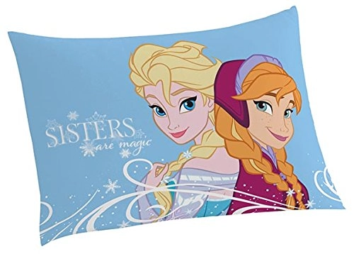 Fronha Avulsa De Algodão Azul Claro Frozen 4869601 Lepper