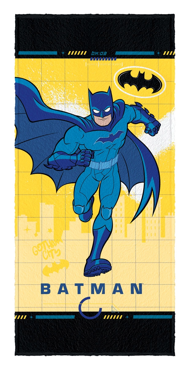 Toalha Banho 60x120 Felpuda Batman Lepper