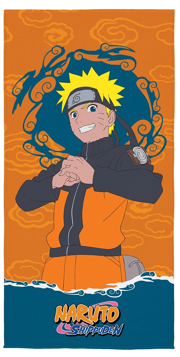 Toalha Banho Aveludada Inf Lepper Naruto