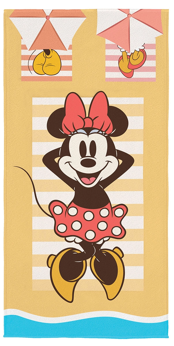 Toalha Aveludada Minnie 70x140cm 6184488 Leeper