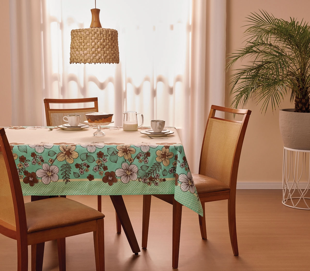 Toalha Mesa Pop Holambra 1.40mx2.10m 3679101 Leeper