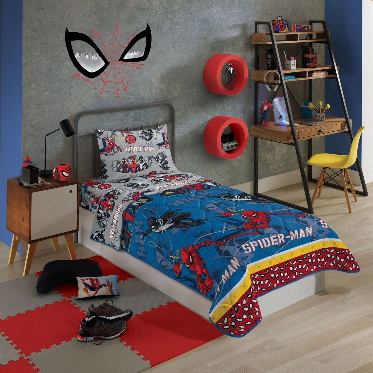 Edredom Lepper Spider Man 140x210 Estampado Tam.u