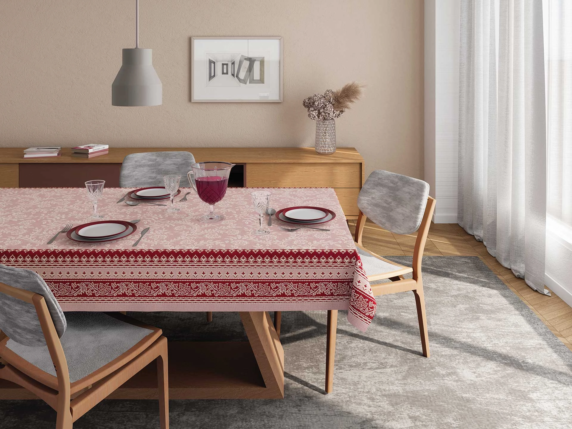 Toalha Mesa Pop Retang 6 Lugares Festim 140x210cm 3680001 Lepper