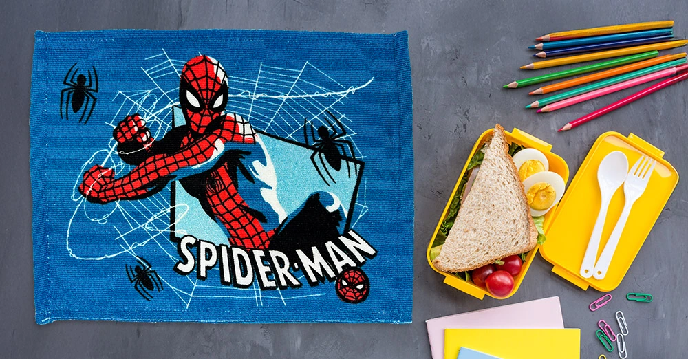 Toalha Lancheira Spider Man 28x40cm 4065701 Lepper
