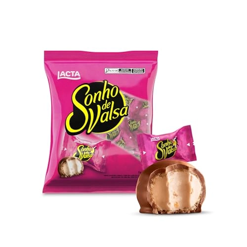 Bombom Wafer Com Recheio Cremoso E Cobertura De Chocolate Lacta Sonho De Valsa Pacote 21,5g