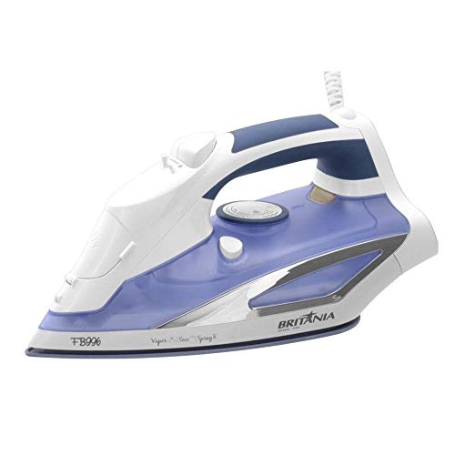 Ferro A Vapor Britânia Fb996 Branco E Azul