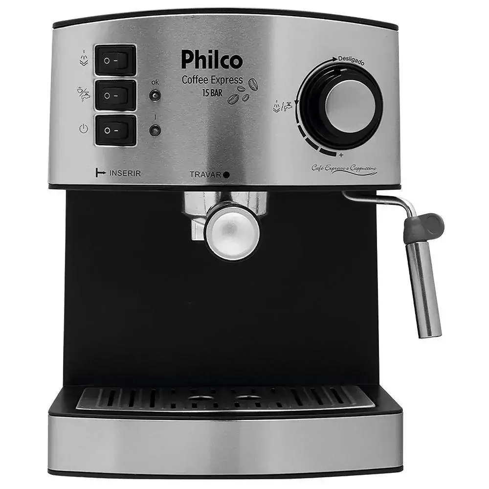 Cafeteira Coffee Express Preto/PrataPhilco 220V