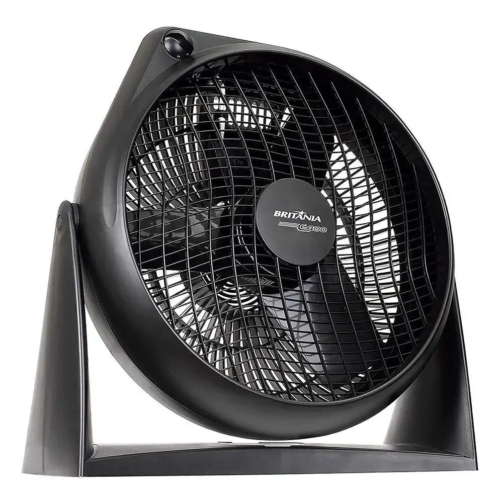 Circulador de Ar Britânia C400P, 3 Velocidades, Preto - 220V
