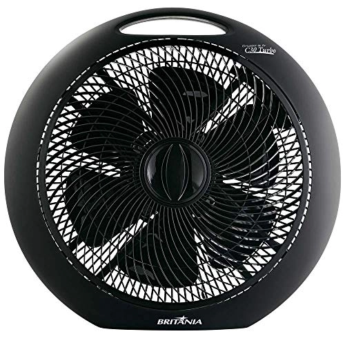 Circulador de Ar Britânia C30 Turbo, Preto - 220V
