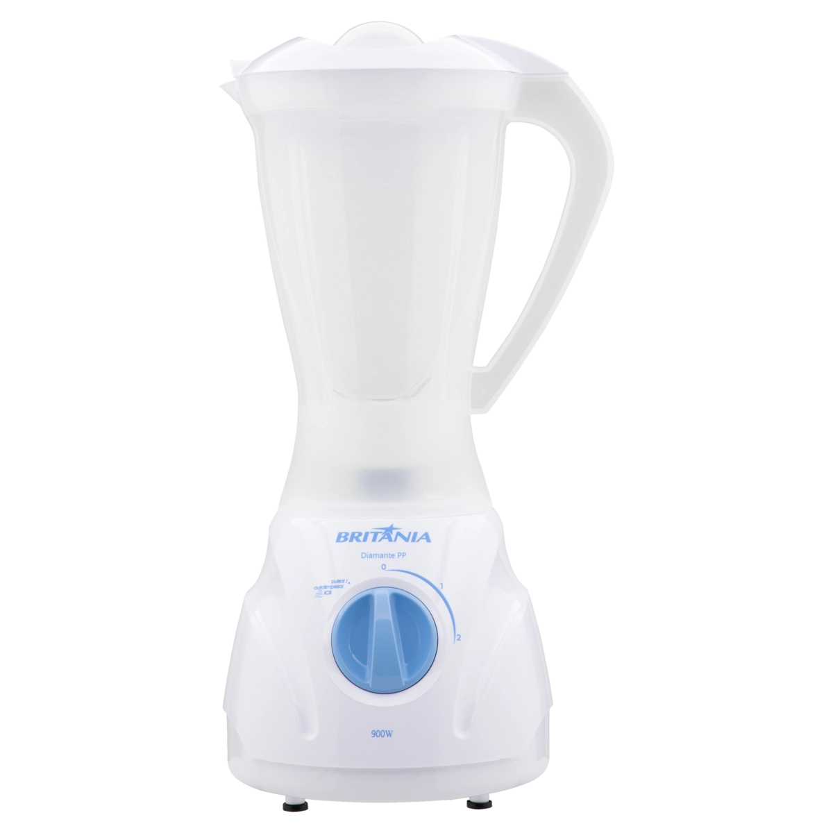 Liquidificador Doméstico Branco Diamante Pp 1,5l 900w Britânia 220v