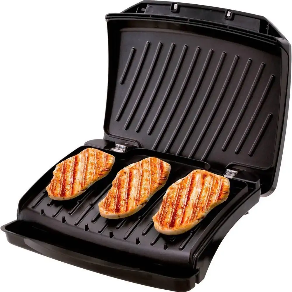 Grill Britânia Saude Inox N, Base antiderrapante, Inox - 220V