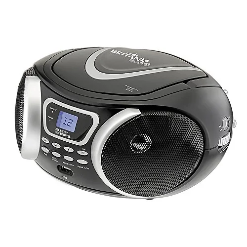 Cd Player Portátil Britânia Bs9 Com Entrada Usb, Entrada Auxiliar De áudio E Rádio Am/fm – 3,4 W