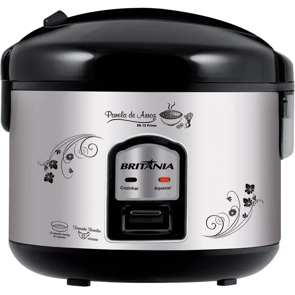 Panela Eletrica Britânia PA12 PRIME, 900W, Preto - 110V