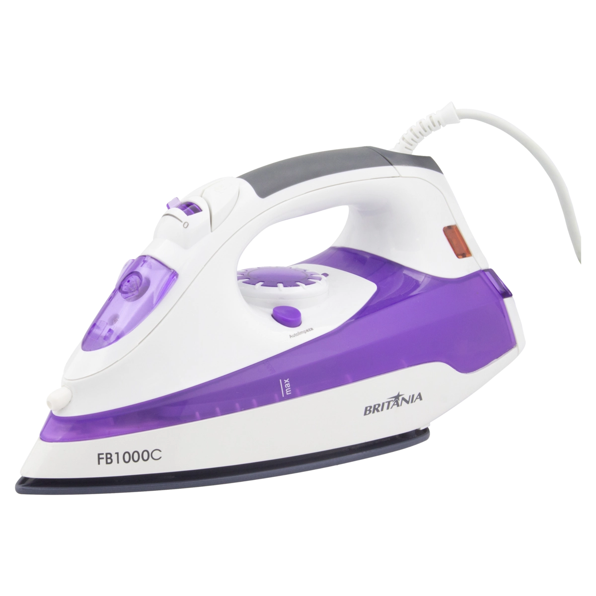 Ferro De Passar A Vapor Roxo Fb1000c Britânia 200v