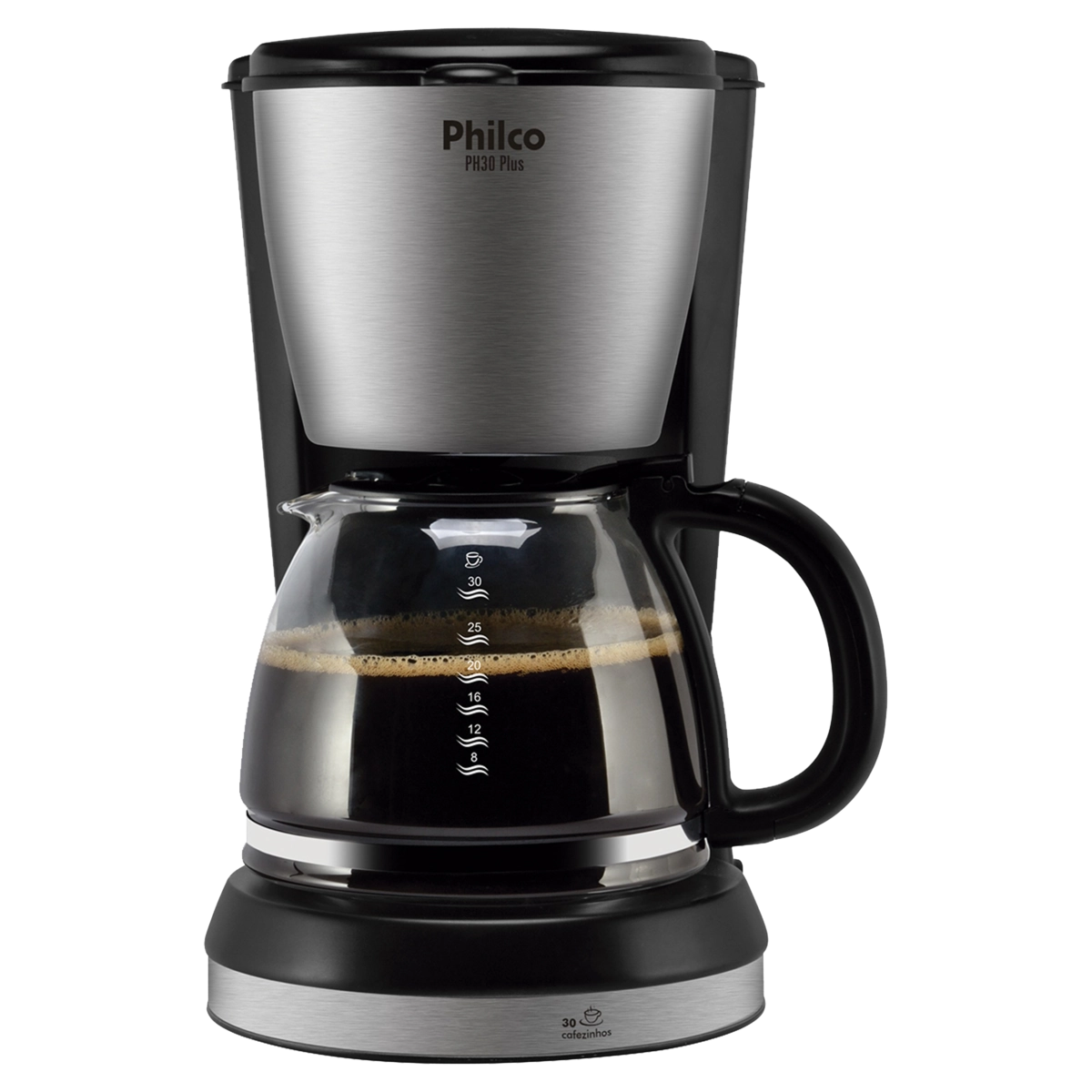 Cafeteira Philco Ph30 Plus 30 Cafezinhos 800w 127v Inox Pto