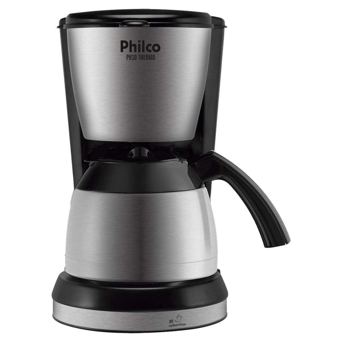 Cafeteira 30CF Philco PH30 Thermo Preto e Prata 110V