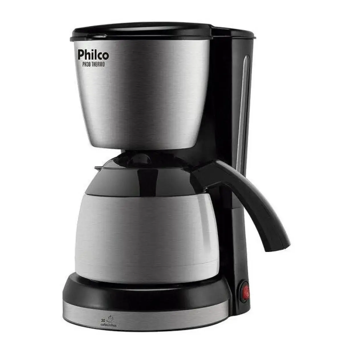 Cafeteira 30CF Philco PH30 Thermo Preto e Prata 220V