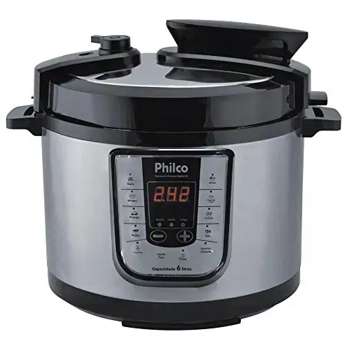 Panela Elétrica De Pressão Philco Digital 6l Preta