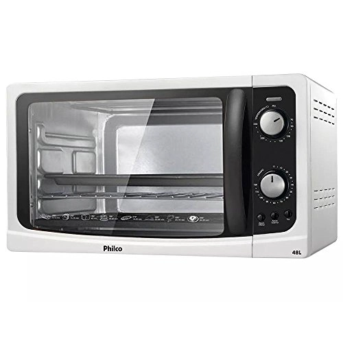 Forno Elétrico Philco 48l Com Grelha Deslizante E Timer ? Branco