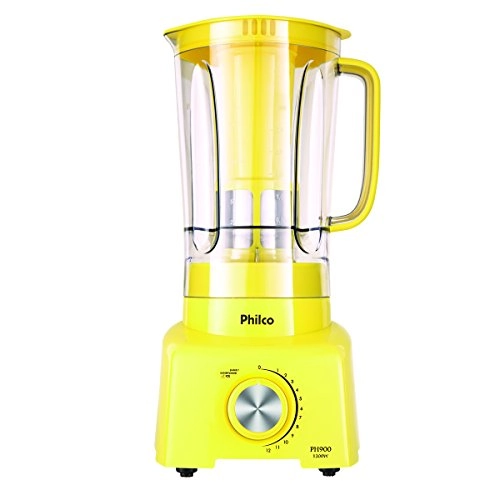 Liquidificador Philco Ph900 Am 12 Velocidades E 900w De Potência Amarelo