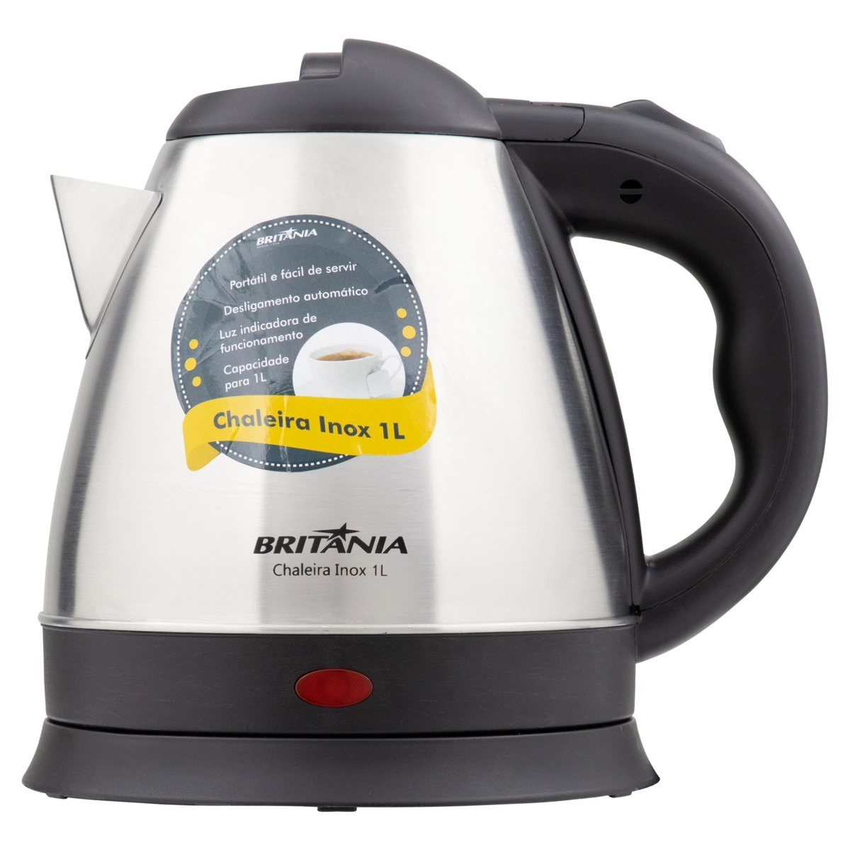 Chaleira Elétrica Inox 1l Britânia 220v