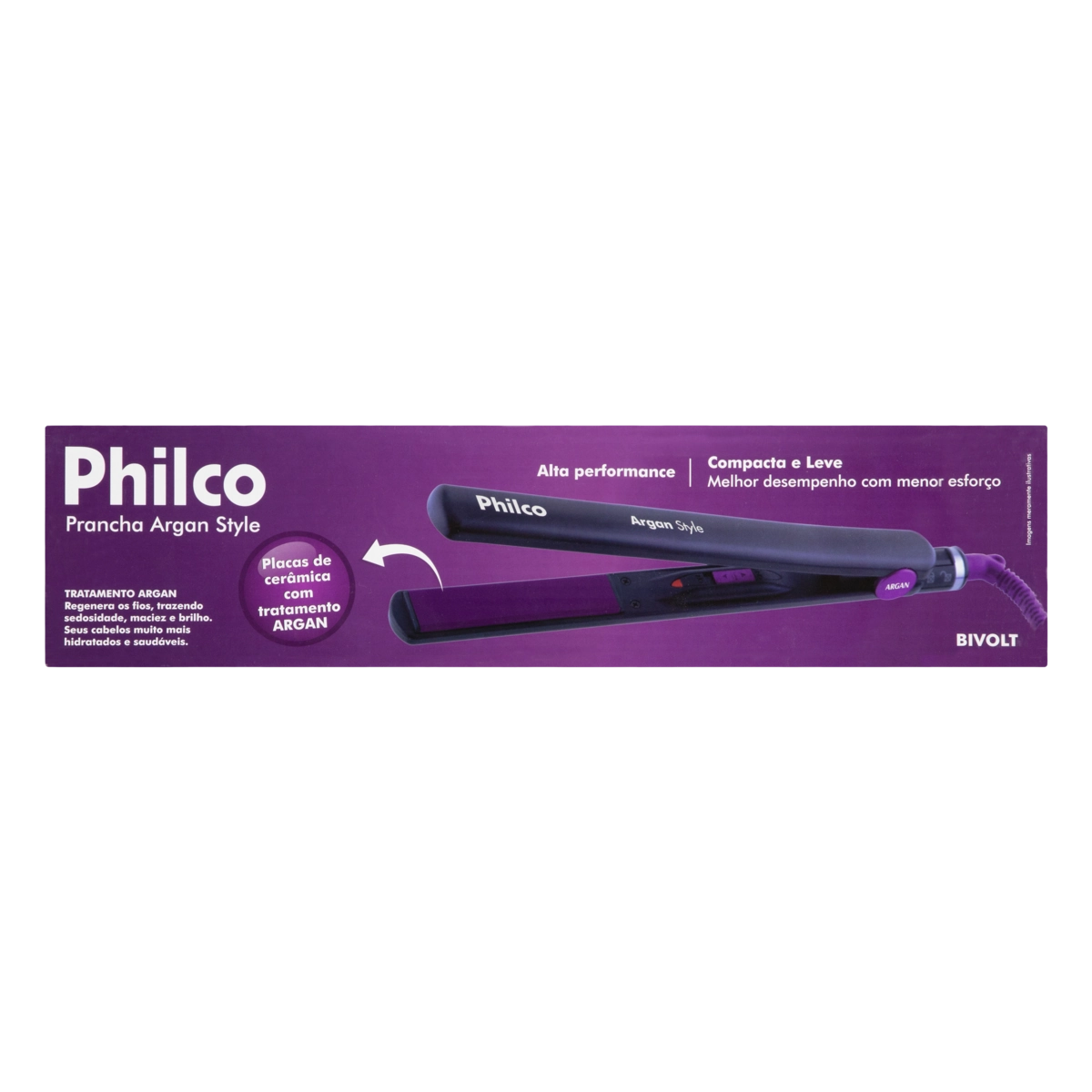 Prancha Philco Argan Style - Bivolt