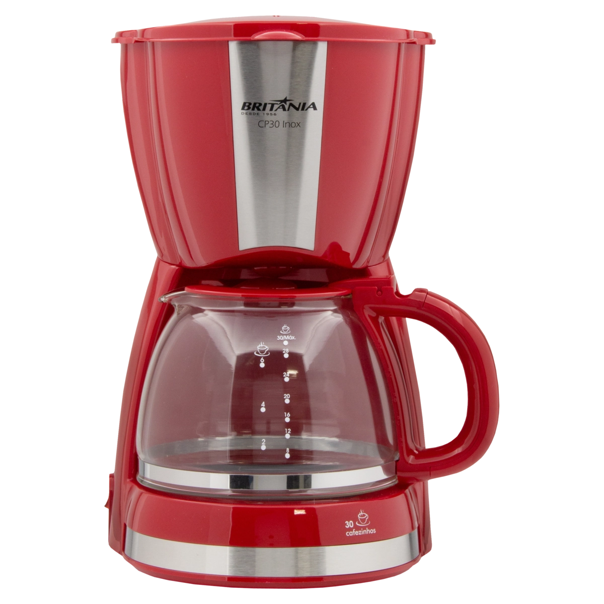 Cafeteira Britânia CP30, 800w, Vermelha - 220V