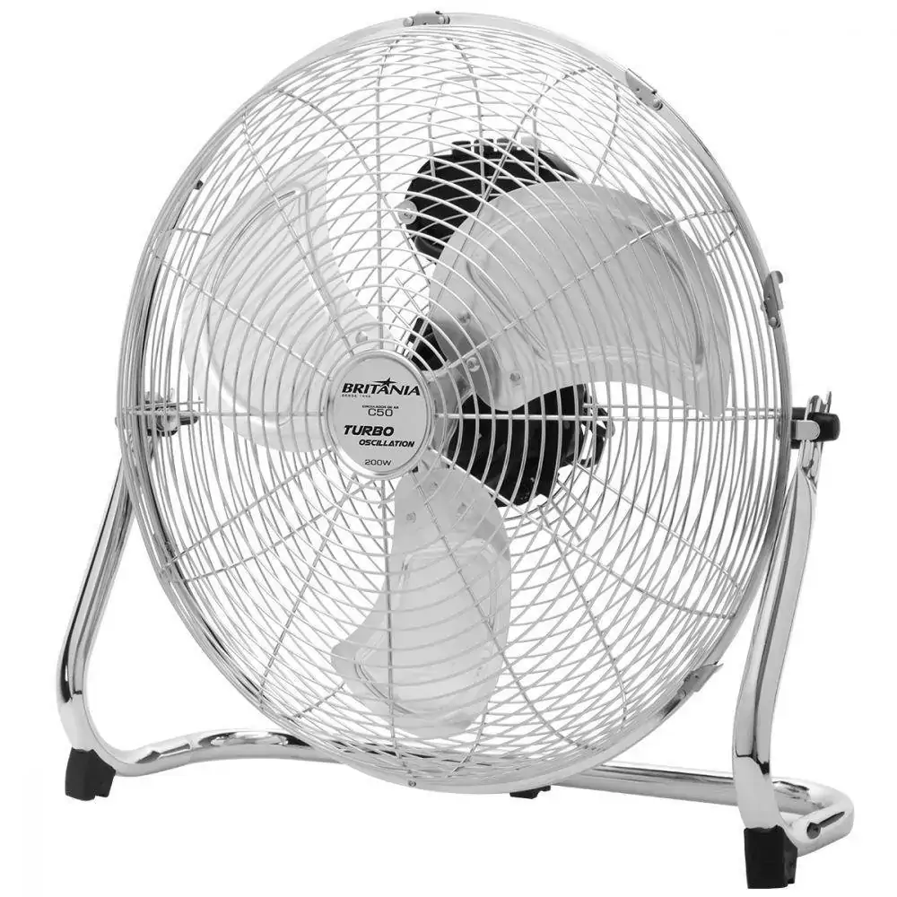 Circulador de Ar Britânia C50 Turbo Oscillation, 200W, Branco - 110V