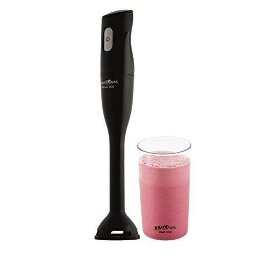 Mixer Britânia 200 Com Lâminas Em Aço Inox E Copo Medidor 200w