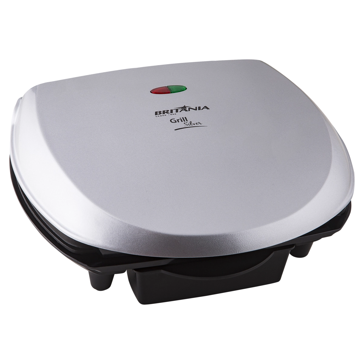 Grill Elétrico Cinza Britânia Silver 127v