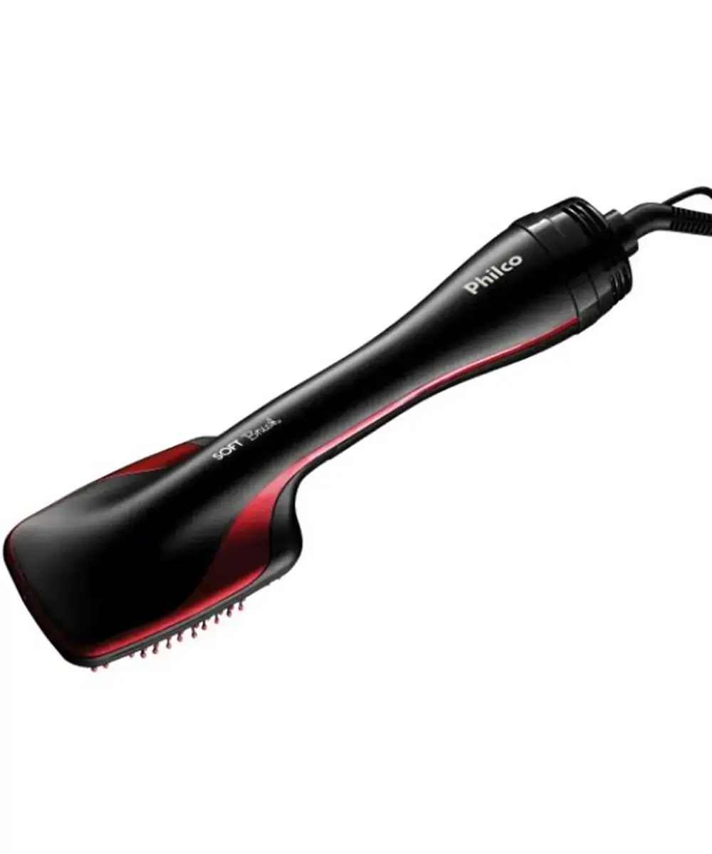 Escova Secadora Philco Soft Brush - 1200W - com Ion Tourmaline - 3 Temperaturas, 2 Velocidades - 220V