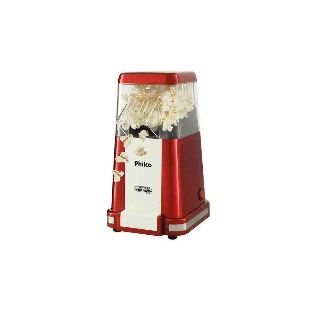 Pipoqueira Elétrica Philco Popnew Retrô Ppi02 Vermelha 127v