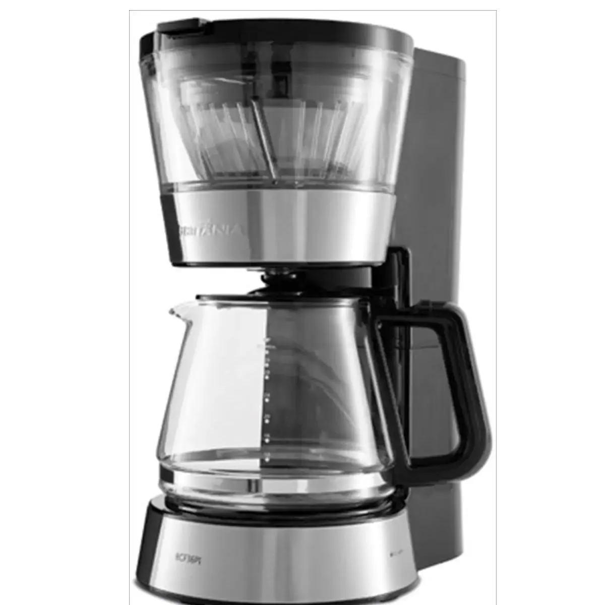 Cafeteira elétrica BRITANIA Preta e Prata 30 Chícaras BCF36I 220V