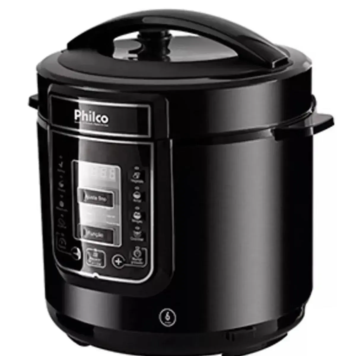 Panela de Pressão Digital Philco 6l Inox Preta 110v