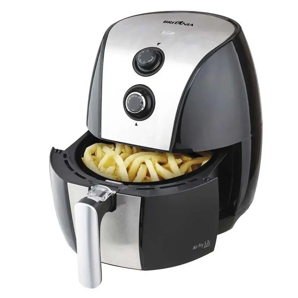 Fritadeira Britânia Air Fry BFR02PI 3,2L Preta/Cinza - 110V