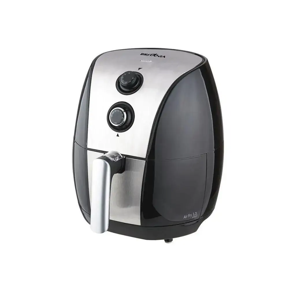 Fritadeira Britânia Air Fry BFR02PI, 3,2L, Preta/Cinza - 220V
