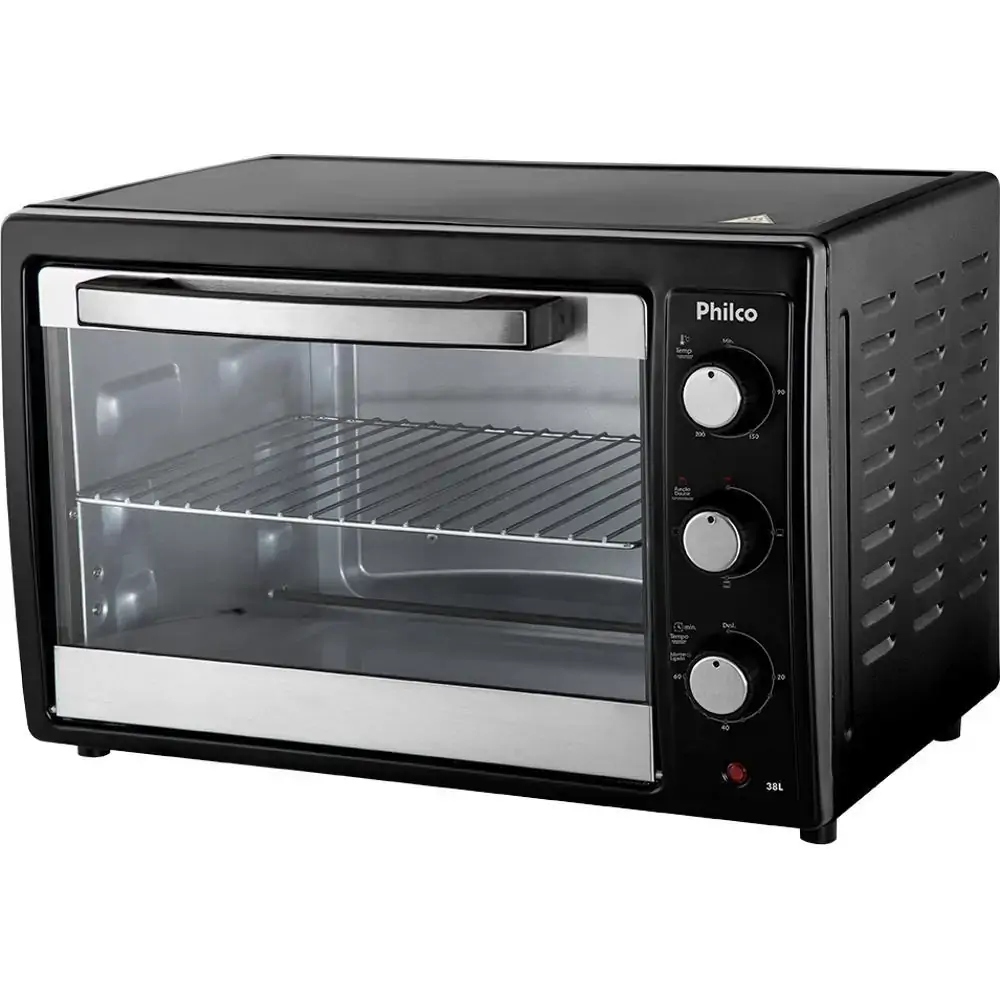 Forno Elétrico Philco PFE38P, 38L, Função Dourar, Preto - 220V