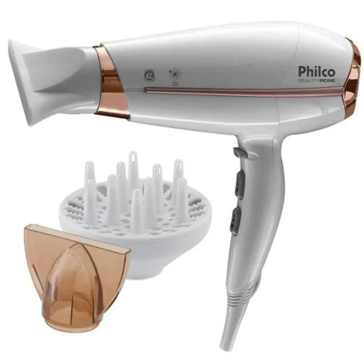 Secador de Cabelo PHILCO Rosê 2000W BEAUTY 110V