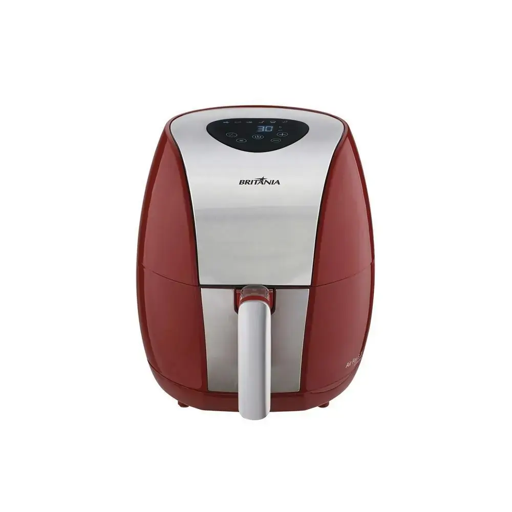Fritadeira Britânia Air Fry Digital BFR03VI, 3.2L, 1500W, Vermelho - 110V