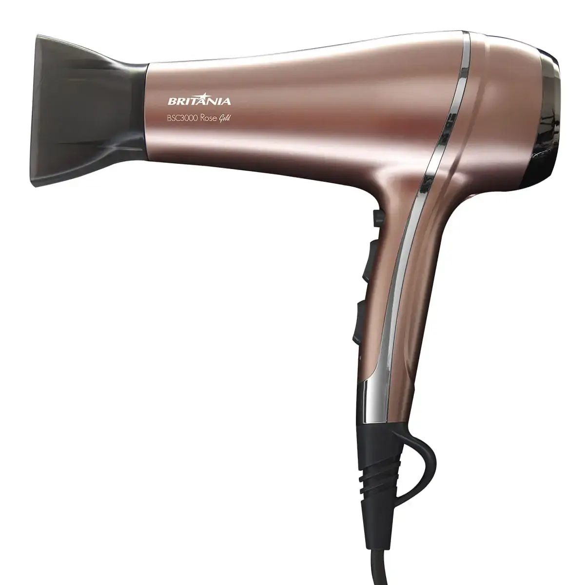 Secador de Cabelo BSC3000 Rose Gold 2000w Britânia 127v