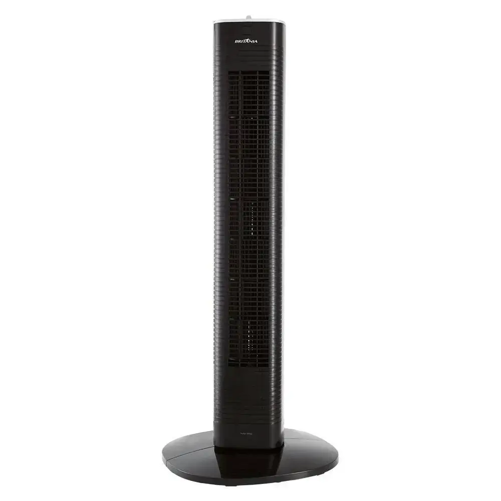 Ventilador Britânia Torre Turbo Wind, 3 Vel, 50W, Preto - 110V