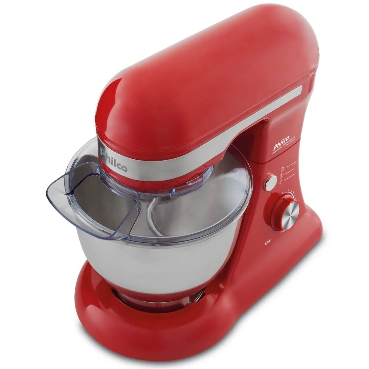 Batedeira Planetária Double Bowl Philco Vermelha 220v