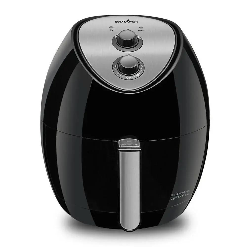 Fritadeira Elétrica Philco Air Fry Gourmet Inox BFR09P, Sem Óleo, 3,2L, 1400W - 220V