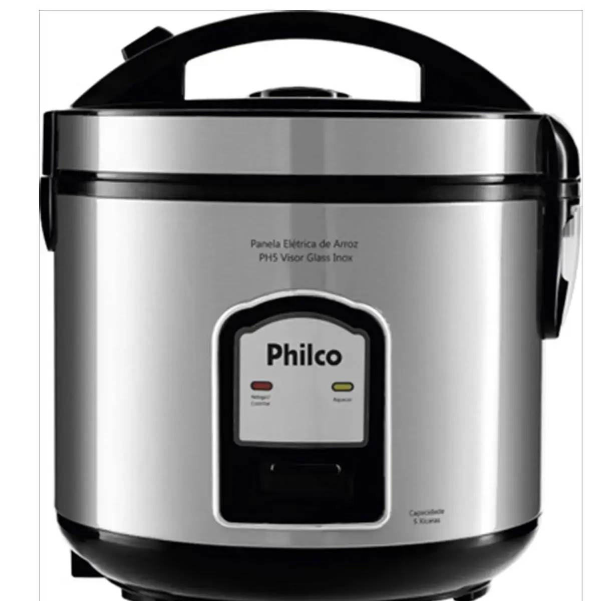Panela De Arroz Ph5p Visor Glass Inox 110V
