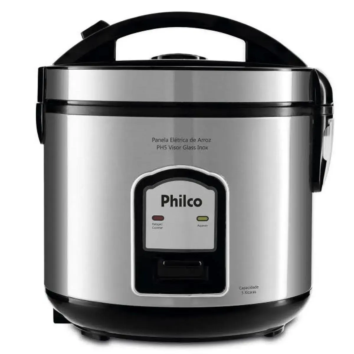 Panela De Arroz Ph5p Visor Glass Preto 220V