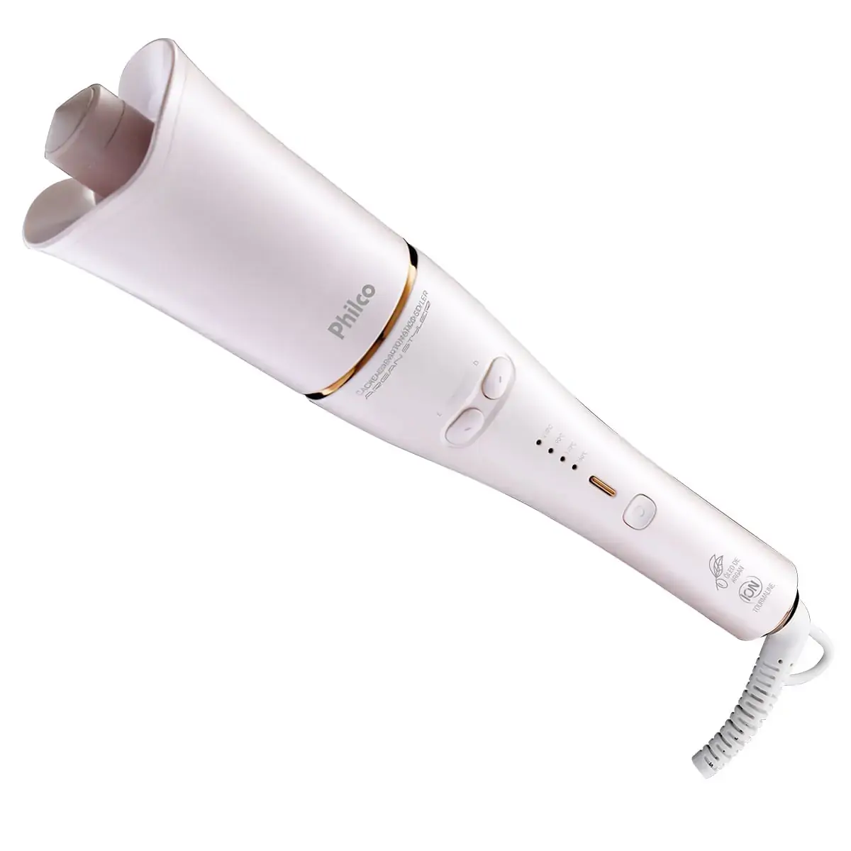Cacheador Automático Philco, 4 Níveis De Temperatura, Revestimento Cerâmico, Branco Argan Styler Pec