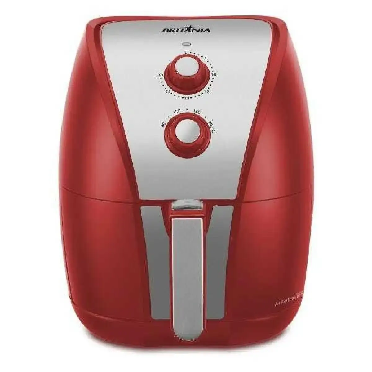 Fritadeira sem Óleo AIR FRY BRITANIA Vermelho Inox BFR11 110V